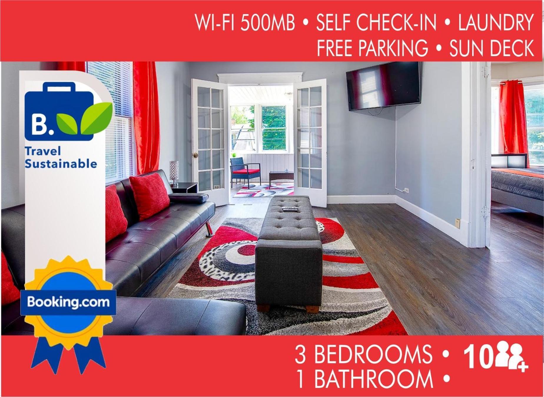 The Rubi Lounge - Spacious Brooklyn Centre Modern Escape Near Downtown With Parking, 300Mb Wifi & Self Check-In Cleveland Luaran gambar
